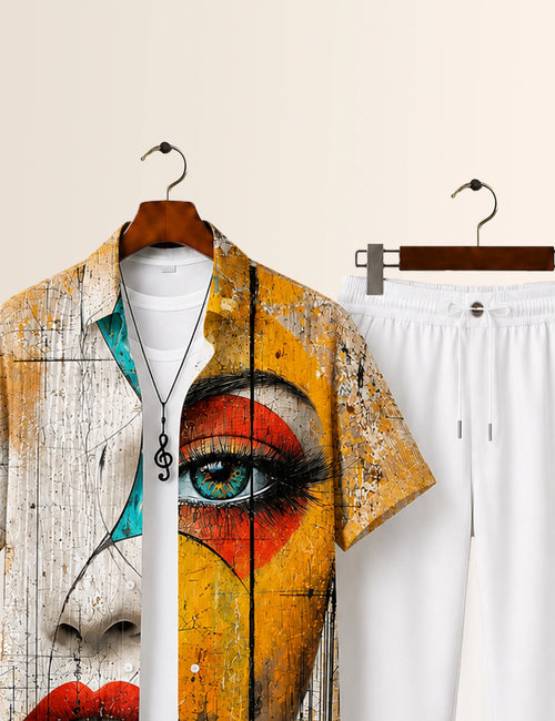 Big Face Printed Full Pant Cords - XPCRDF