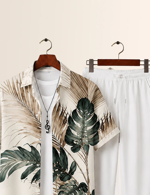 Big Leaf Printed Full Pant Cords - XPCRDF