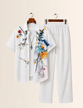 Multi Flower Printed Full Pant Cords - XPCRDF