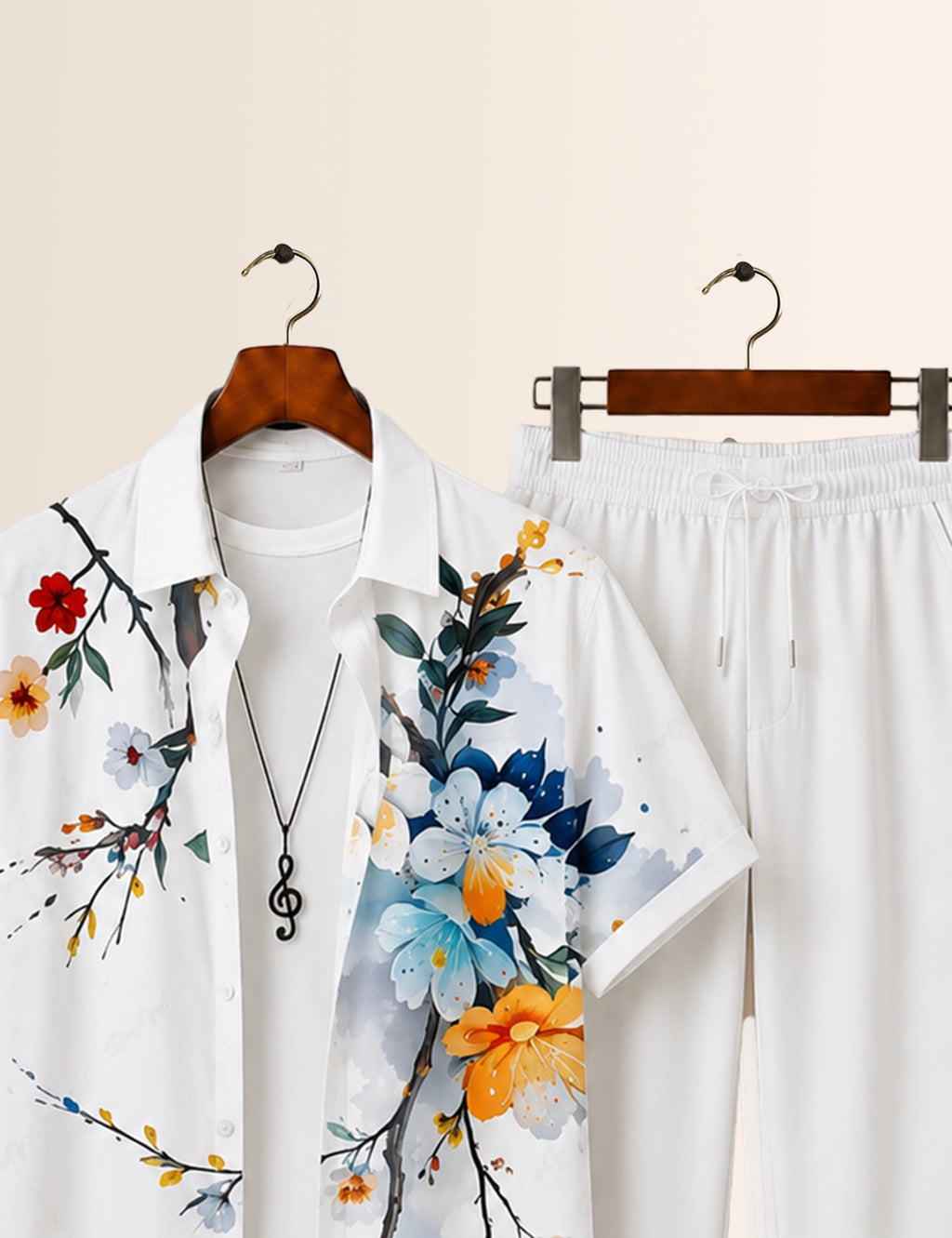 Multi Flower Printed Full Pant Cords - XPCRDF