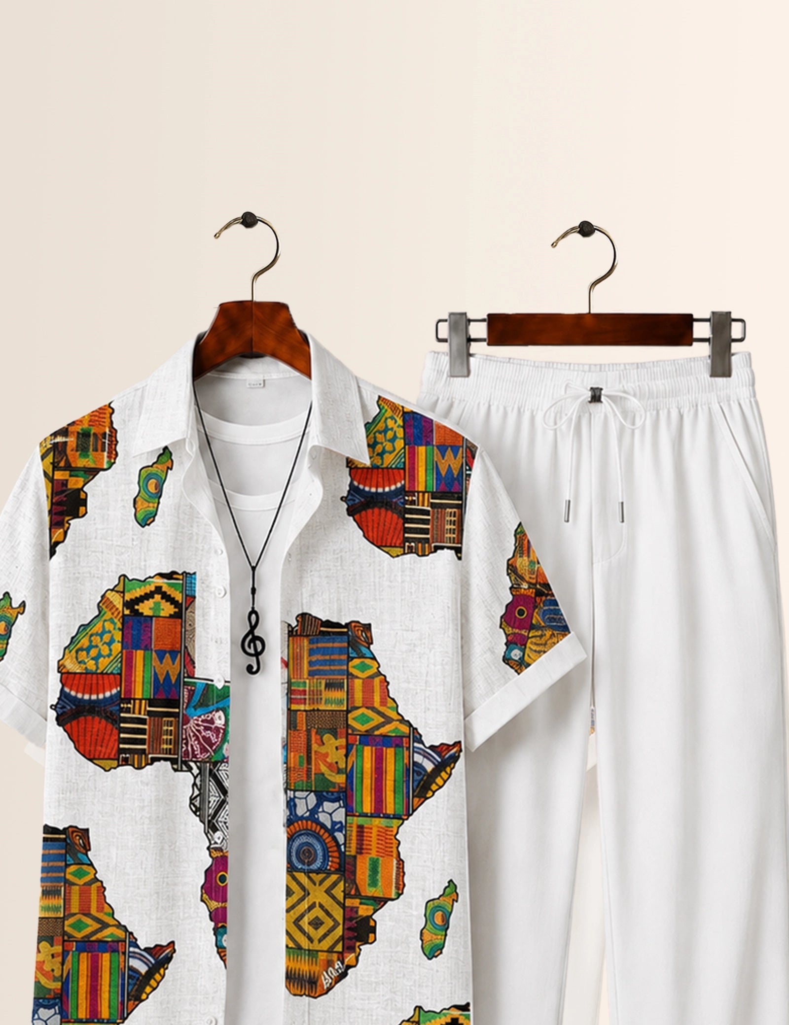 Multi Map Printed Full Pant Cords - XPCRDF