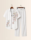 Multi Petals Printed Full Pant Cords - XPCRDF
