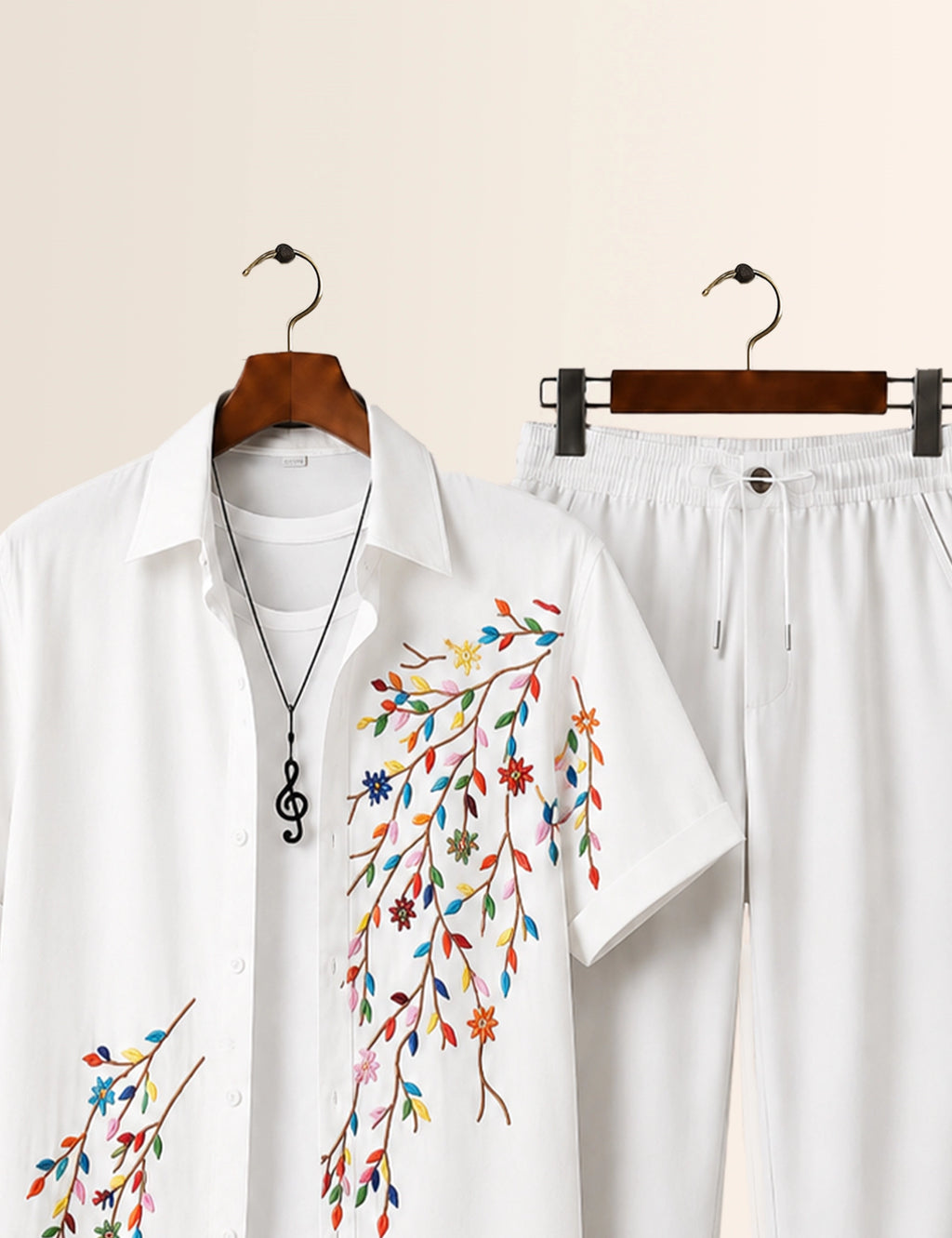 Multi Petals Printed Full Pant Cords - XPCRDF
