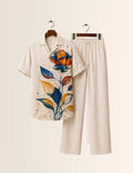 Multi Rose Printed Full Pant Cords - XPCRDF
