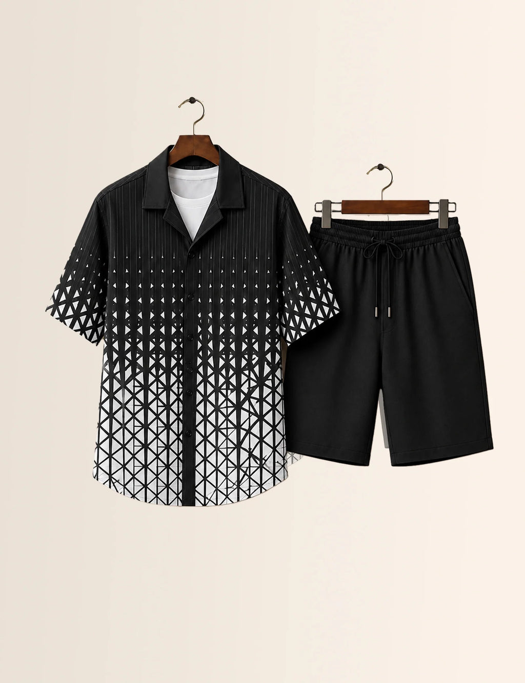 Black Dotted Everyday Casual Co-Ord Set - XPCRDH