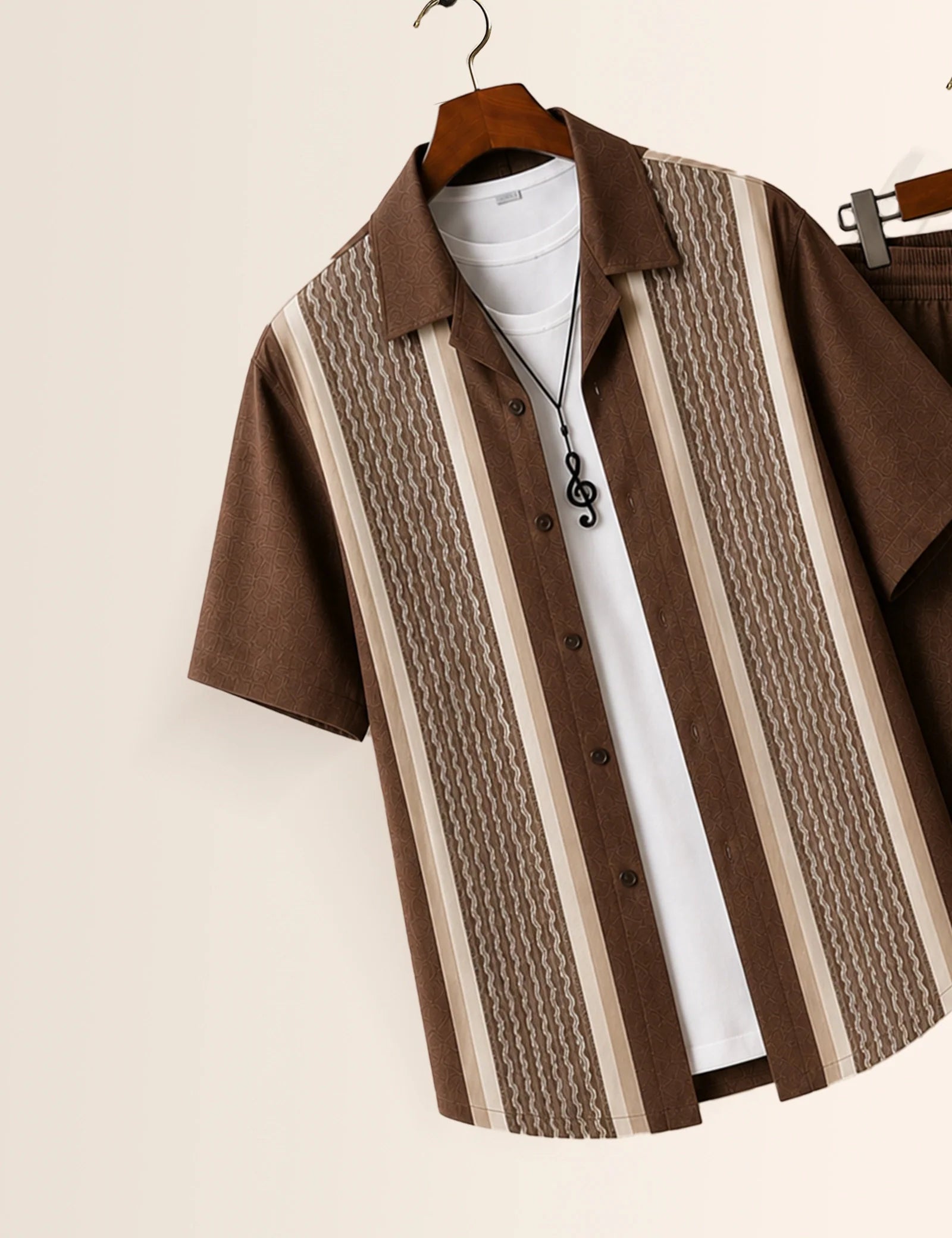 Brown Straight Everyday Casual Co-Ord Set - XPCRDH