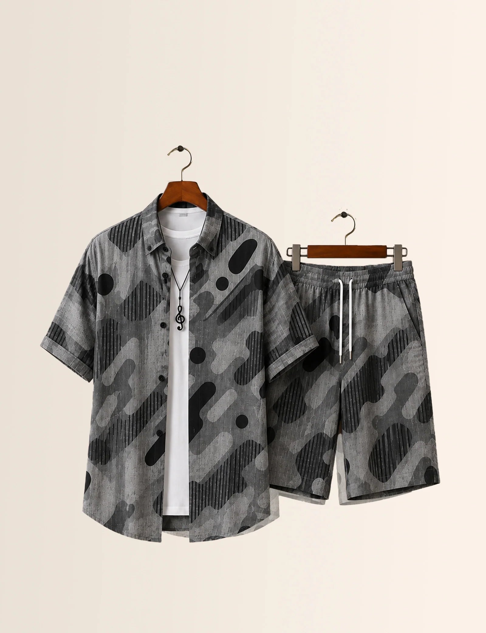 Grey Shady Everyday Co-Ord Set - XPCRDH