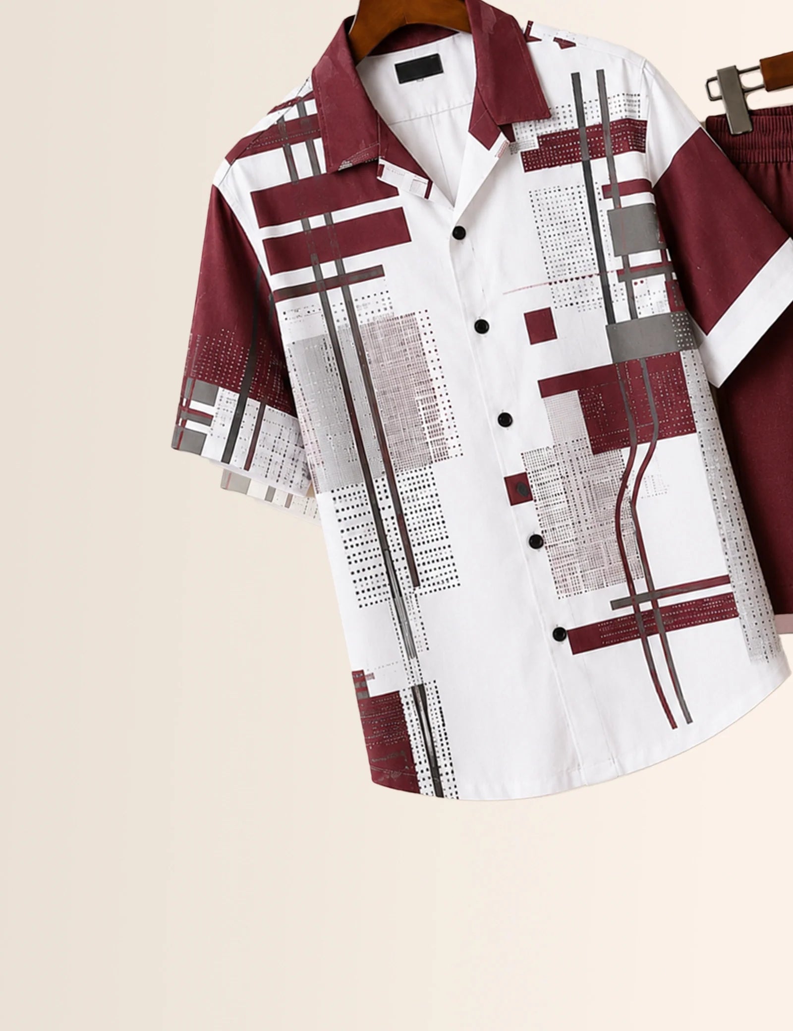 Maroon Patch Everyday Co-Ord Set - XPCRDH