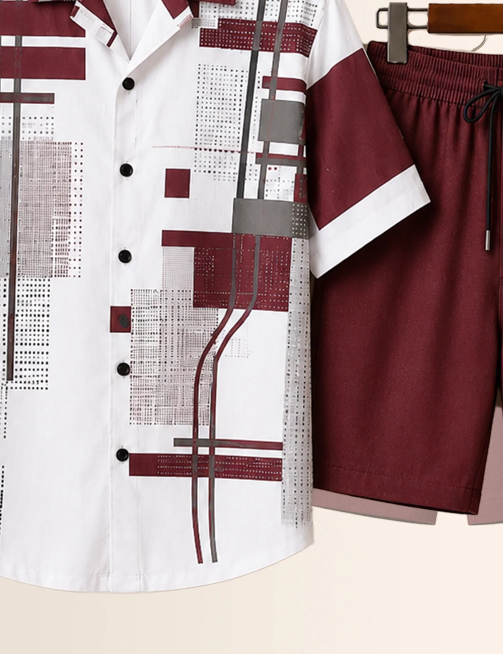 Maroon Patch Everyday Co-Ord Set - XPCRDH