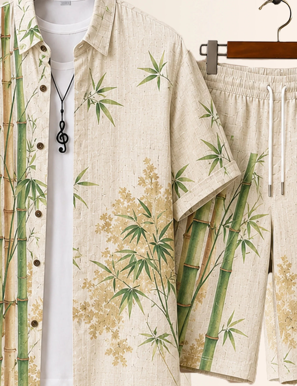 White Bamboo Everyday Co-Ord Set - XPCRDH
