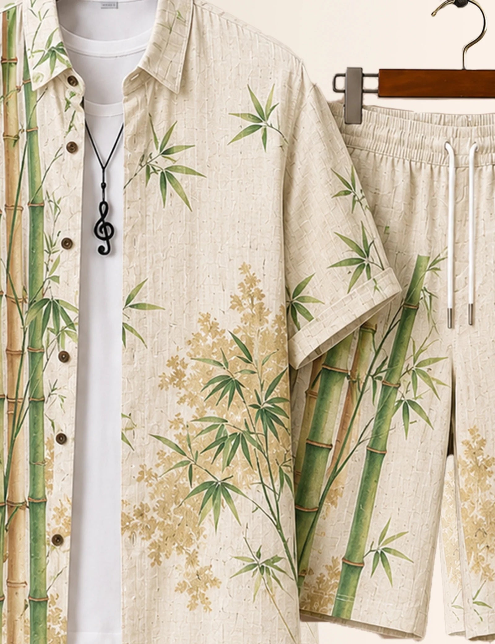 White Bamboo Everyday Co-Ord Set - XPCRDH