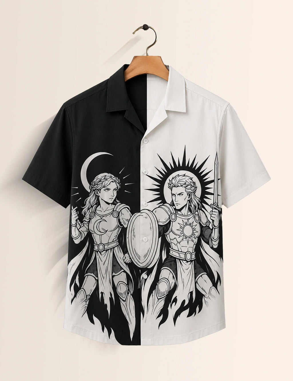 BW God Printed Unisex Half Sleeves Shirt