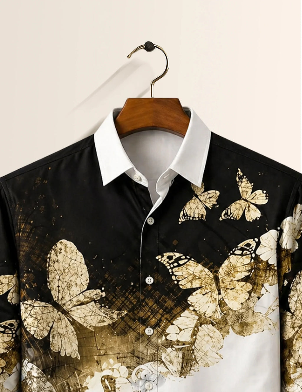 Golden Butterfly Full Sleeves Shirts - XPST