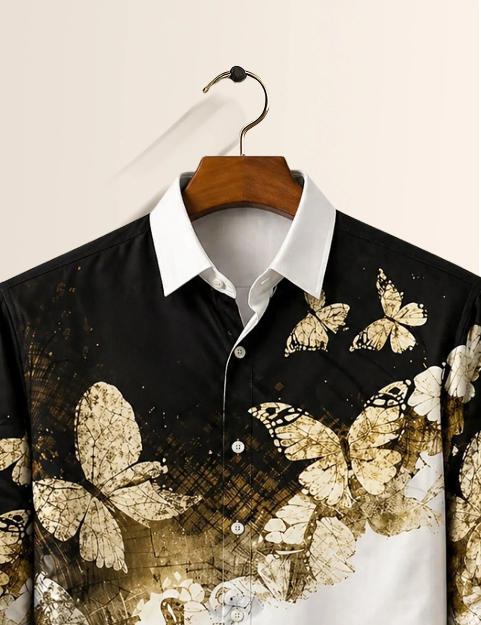 Golden Butterfly Full Sleeves Shirts - XPST