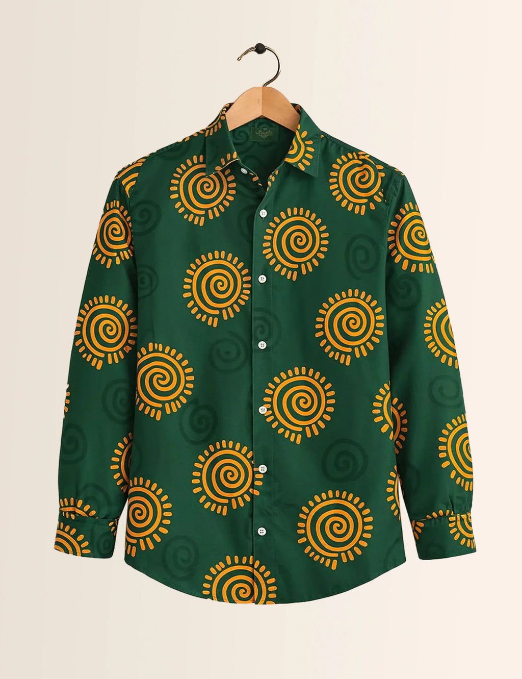 Spiral Motif Full Sleeves Shirts - XPST