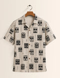 God Mask Printed Unisex Half Sleeves Shirt