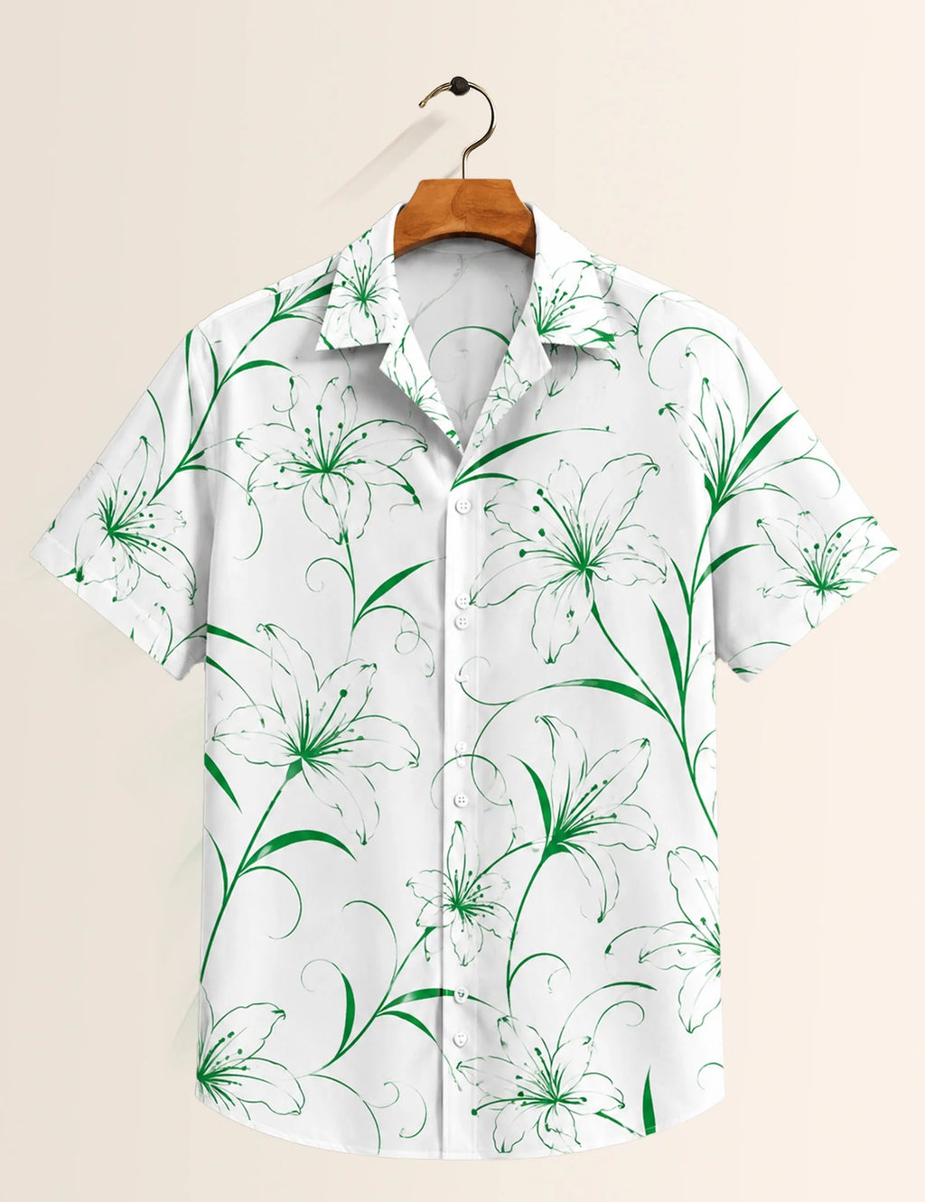 Green Grass Printed Unisex Half Sleeves Shirt