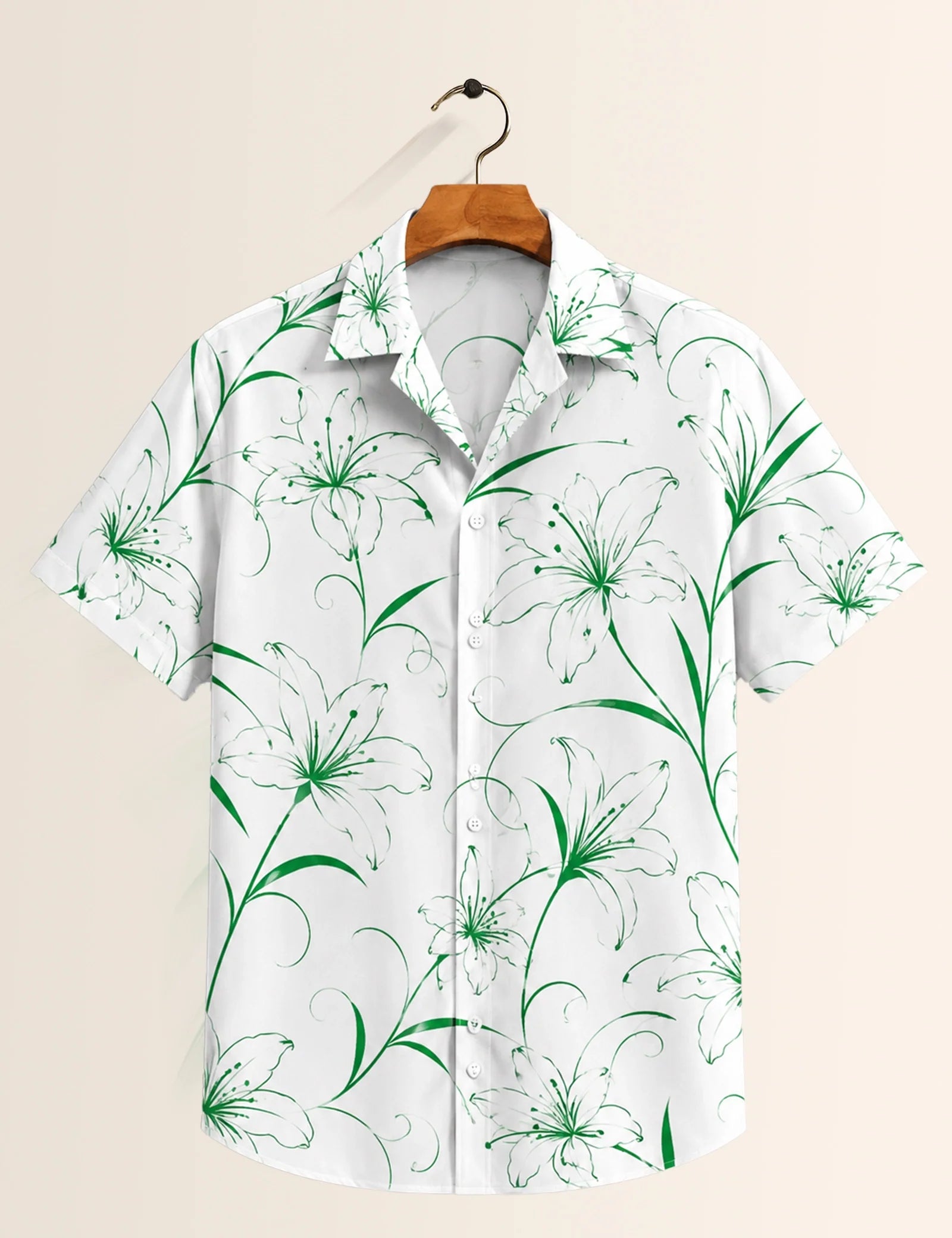 Green Grass Printed Unisex Half Sleeves Shirt