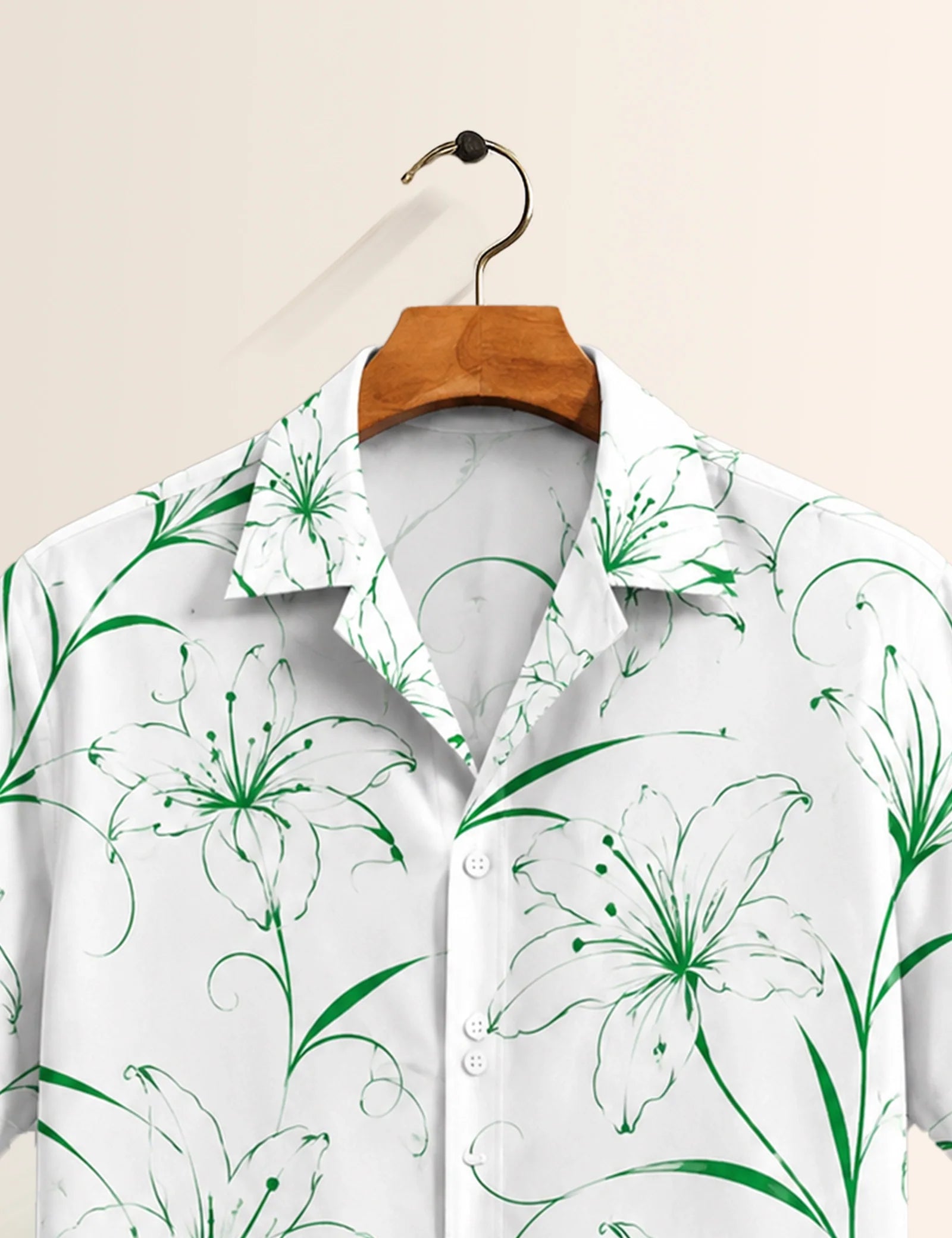 Green Grass Printed Unisex Half Sleeves Shirt