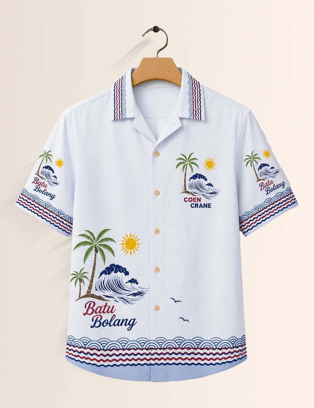 Text Batu Printed Unisex Half Sleeves Shirt