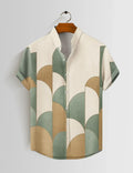 Wall Design Printed Mens Half Sleeves Shirts Exclusive - XPST