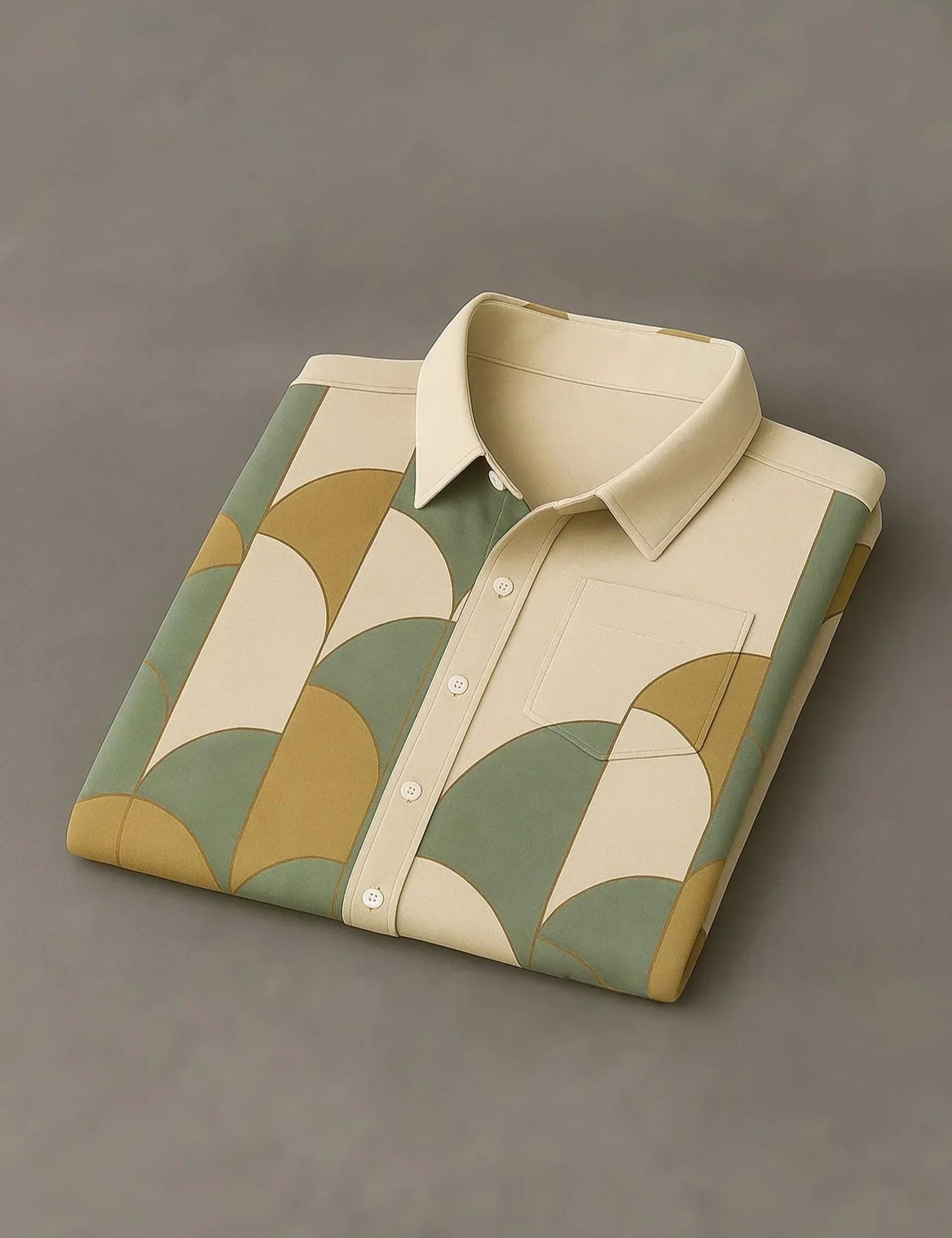 Wall Design Printed Mens Half Sleeves Shirts Exclusive - XPST