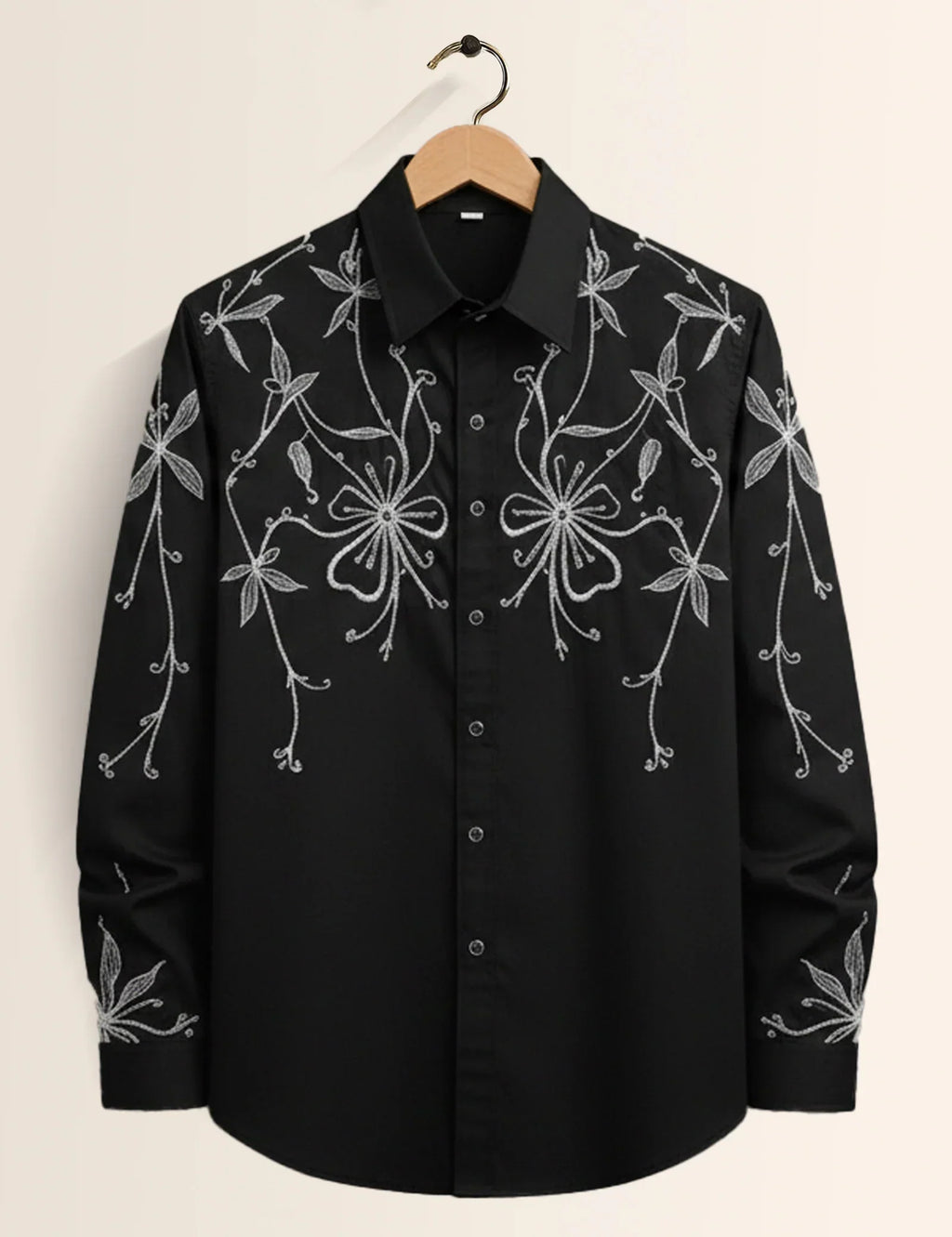 Black Lantern Printed Men's Shirt - XPST