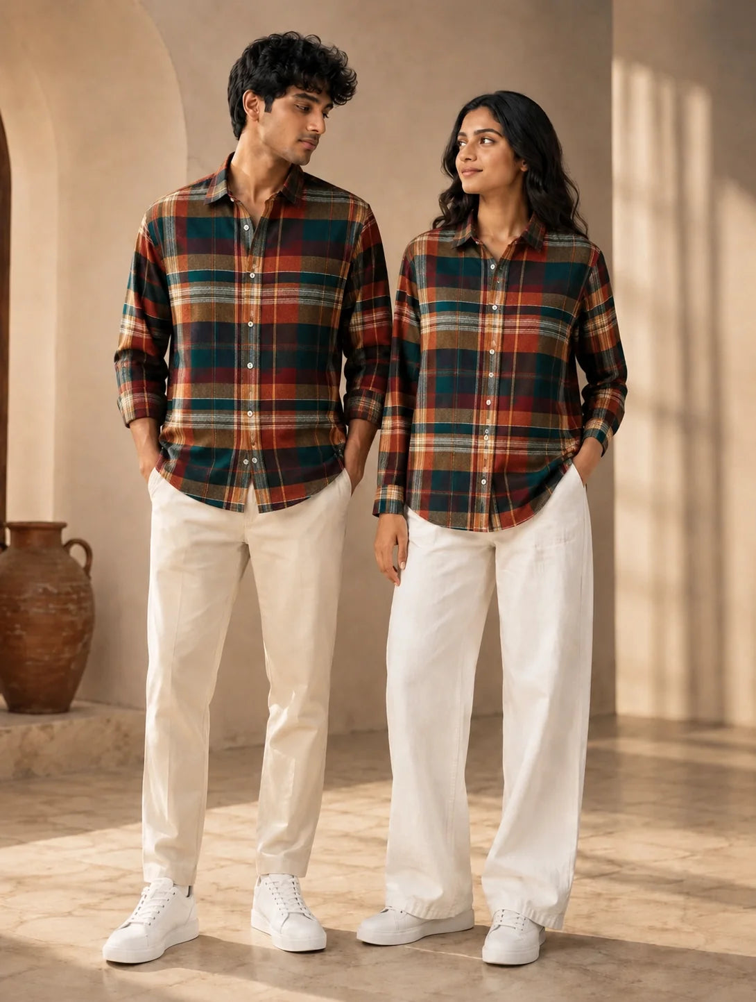 Colorfull Checks Type Full Sleeves Shirts - XPST