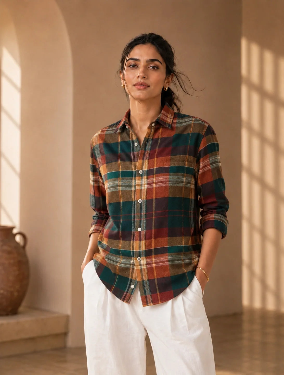 Colorfull Checks Type Full Sleeves Shirts - XPST