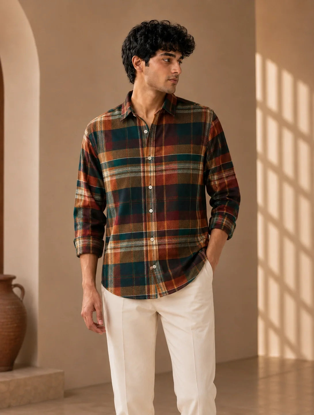 Colorfull Checks Type Full Sleeves Shirts - XPST