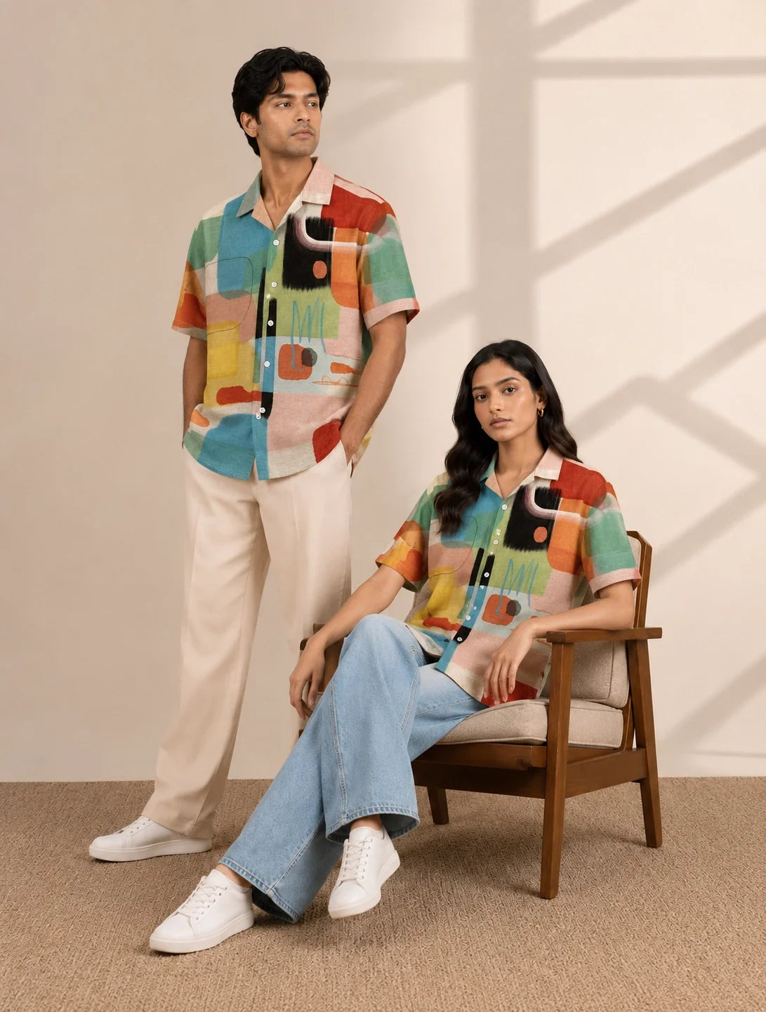 Multi Stitching Printed Mens Half Sleeves Shirts Exclusive - XPST