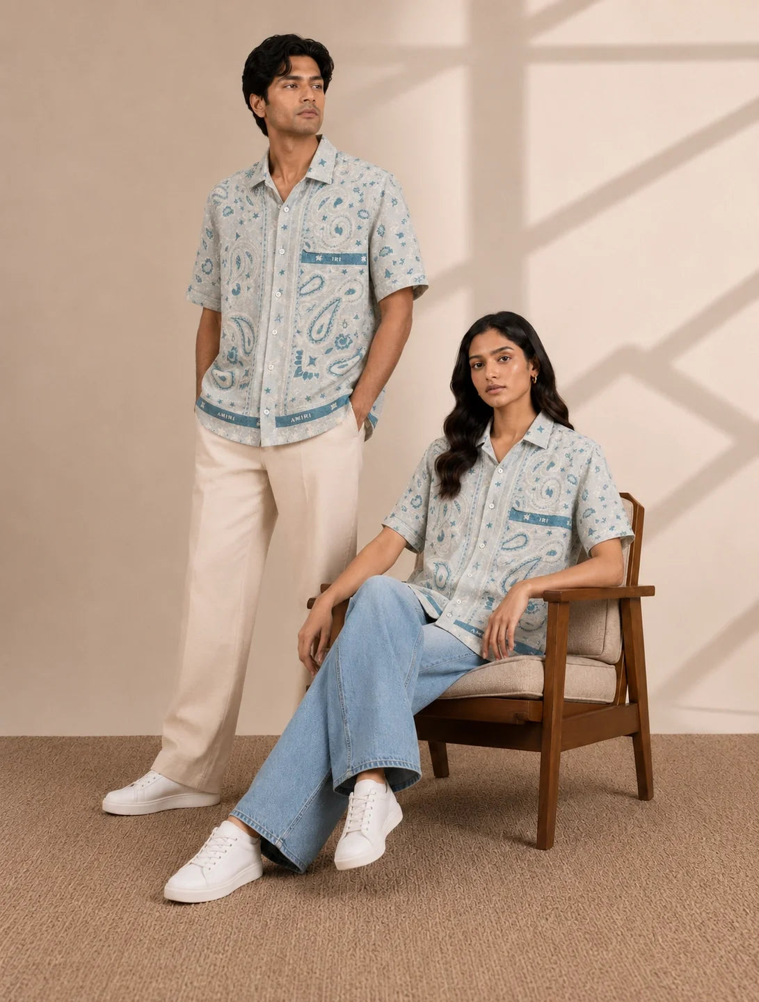 Paisely Full Sleeves Shirts - XPST